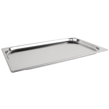 Vogue Heavy Duty Stainless Steel 1/1 Gastronorm Pan 20mm GC961