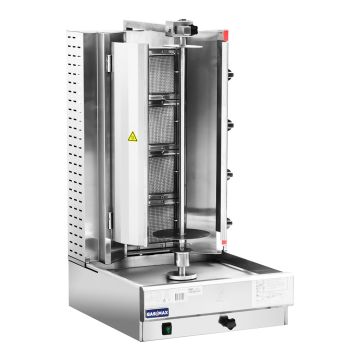 Gasmax Commercial Semi-automatic 4 Burner NG Kebab Machine KB-4