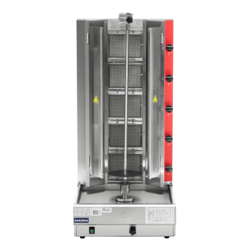 Gasmax Commercial Semi-automatic 5 Burner NG Kebab Machine - KB-5