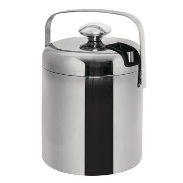 Ice Bucket with Lid and Tongs L279