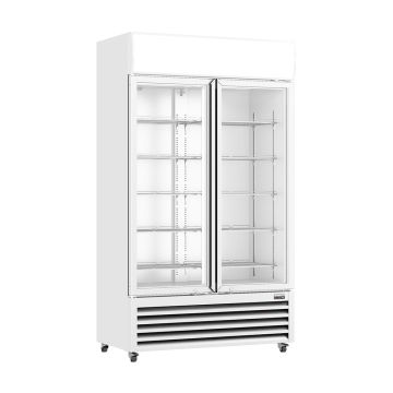 Thermaster Commercial Two Glass Door Colourbond Upright Drink Fridge - LG-730P