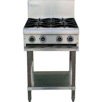 Lkk:4 Gas Open Burners With Legs - LKKOB4D