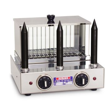 Roband Hot Dog And Bun Warmer Teflon Coated M3T