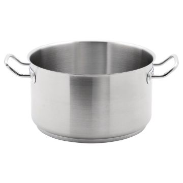 Vogue Stainless Steel Stew pan 9.5Ltr M941