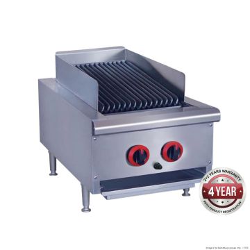 Natural Gas 2 Burner Char Grill Top QR-14E