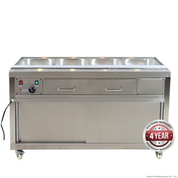 Heated Bain Marie Food Display Without Glass Top PG150FE-B