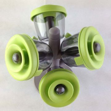 Pop Up Spice Herb Condiment Sugar Salt Pepper Container Jar Rack