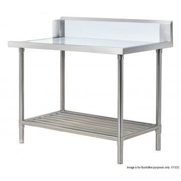 Fed Premium Stainless Steel Dishwasher Bench Left Outlet - WBBD7-1800L/A