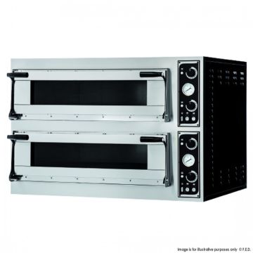 Prisma Food Pizza Ovens Double Deck 12 X 35cm TP-2-SD