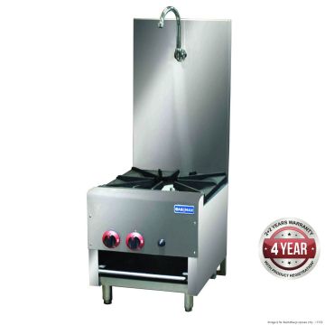 Gasmax Dual Ring Burner Single Hob With Faucet RB-1BLPG