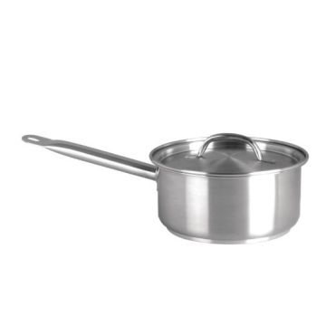 Tri Stainless Steel 3-Ply Technology Sauce Pot 3.6L With Lid & Handle (Low)