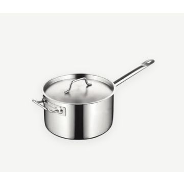 Tri Stainless Steel 3-Ply Technology Sauce Pan 7L With Lid & Handle & Ear