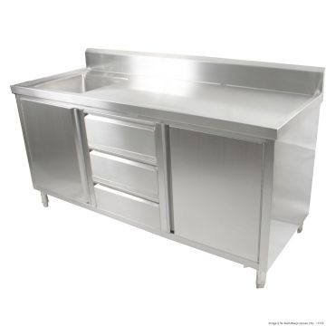 Cabinet With Left Sink SC-6-1800L-H