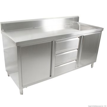 Cabinet With Right Sink SC-6-1800R-H