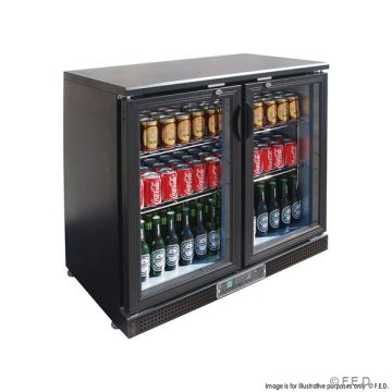 SC248G Two Door Drink Cooler
