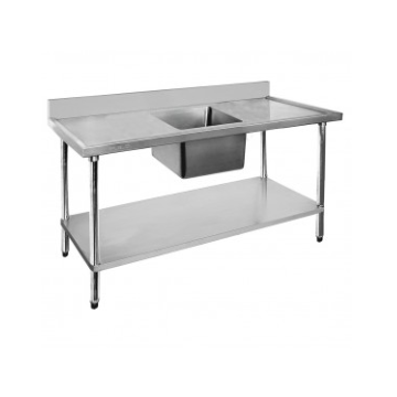 Single sink bench - centre sink 1200x700x900 - 1200-7-SSBC