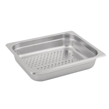 2/3 Bain Marie Trays, 20mm Gastronorm Pans Steam Perforated Pans