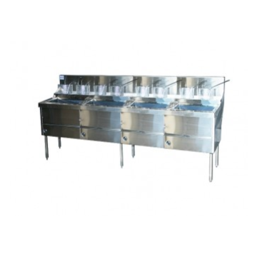 Gas Fish And Chips Fryer Four Fryer - WFS-4/22