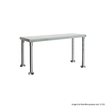 Fed Single Tier Workbench Overshelf 450mm High - WBO1-1200