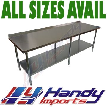2134 X 762mm Full #430 S/Steel Bench