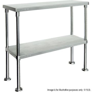 Fed Double Tier Workbench Overshelf 750mm High WBO2-1200
