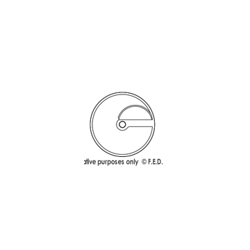 Slicer (Aluminium, Semi Circular) 10mm Single Blade - SS010