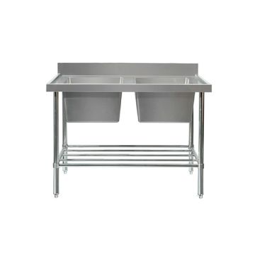 Double Sink Bench 1800 X 600 X 900 SS2618L