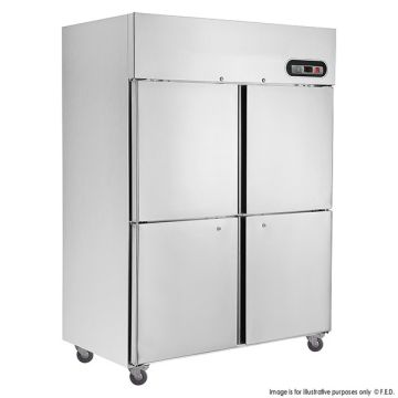 SUC1000 Tropical Thermaster 4x½ Door Ss Fridge