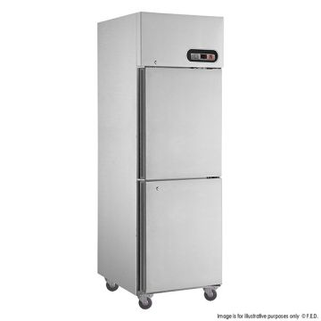 SUC500 Tropical Thermaster 2x½ Door Ss Fridge