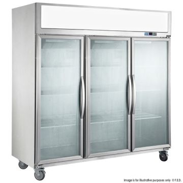 SUFG1500 Three Door Upright Display Freezer