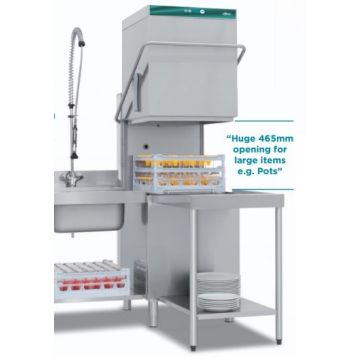 Eswood SW900V Passthrough Dishwasher With Hood & Recovery System