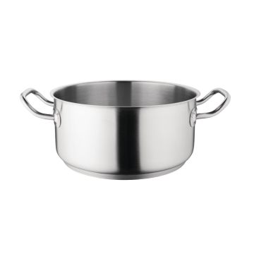 Vogue Stainless Steel Casserole Pan 4.5Ltr T149