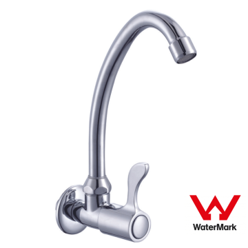 Sunmixer Commercial Wall Mounted Gooseneck Faucet with Front Handle T20139L