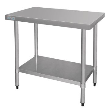 Vogue Steel Prep Table 900mm T375