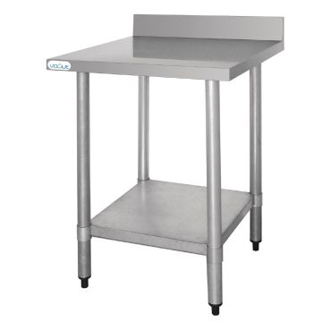 Vogue Stainless Steel Prep Table with Splashback 600mm T379