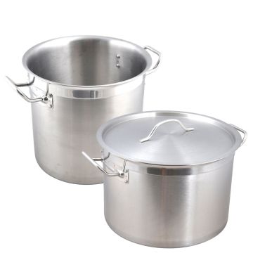Brand New Stainless Steel Commercial Tall Wide Pot All Sizes