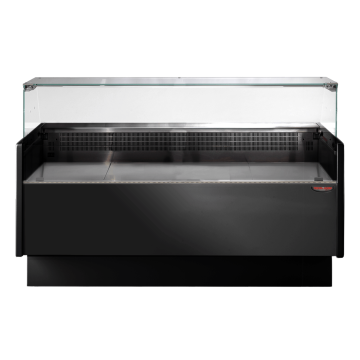 Tecnodom Serie MR9.5 Black 1520mm Wide Deli Display with Storage TDMR-0915B