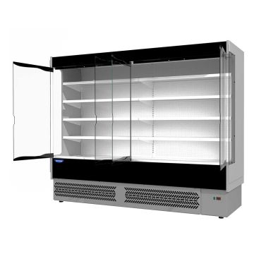 Tecnodom Refrigerated Vulcano Supermarket 4 Door Open Display TDVB80-CA-250