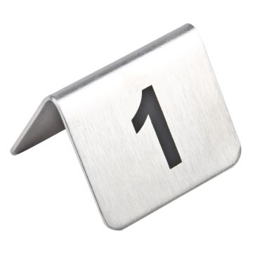 Olympia Stainless Steel Table Numbers 11-20 (Pack of 10) U047