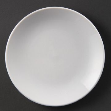 Olympia (Pack of 12) Whiteware Coupe Plates 150mm U075