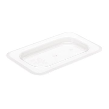 Vogue Polycarbonate 1/9 Gastronorm Clear Container Lid U249
