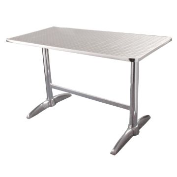 Bolero Double Pedestal Table Rectangular 600mm U432