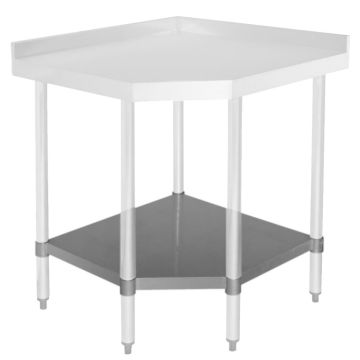 Brand New Galvanized Undershelf For 5 Leg Corner Bench 1000X762X1000