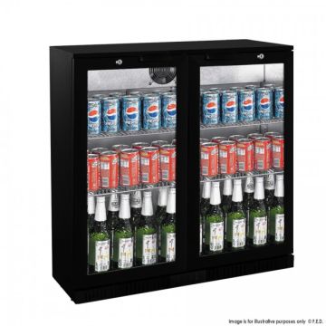 Under Bench Two Door Bar Cooler LG-208HC