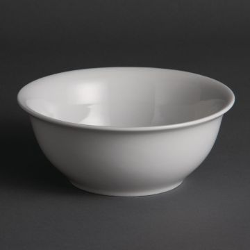 Olympia (Pack of 6) Whiteware Salad Bowls 175mm W408