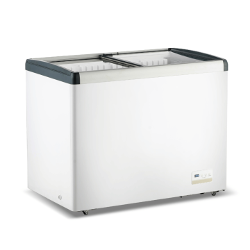 Thermaster Commercial 336L Chest Freezer with Flat Glass Sliding Lids - WD336G