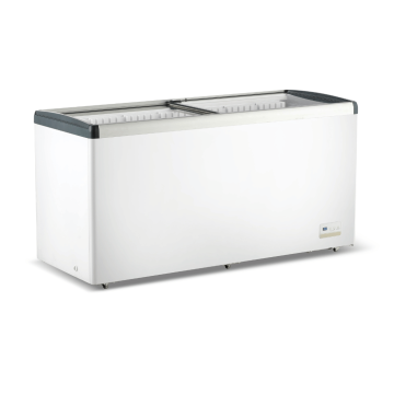 Thermaster Commercial 516L Chest Freezer with Flat Glass Sliding Lids - WD516G
