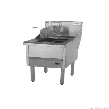 Gas Fish And Chips Fryer Single Fryer - WFS-1/18