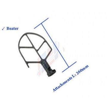 Flat Leaf Shape Beater Attachment For 10L Industrial Food Doughmixer Grinder
