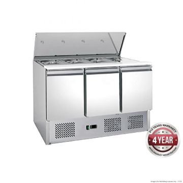 Fed-X Three Door Salad Prep Fridge XGNS1300S